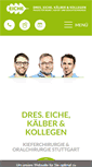Mobile Screenshot of kieferchirurgie-eiche.de