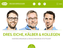 Tablet Screenshot of kieferchirurgie-eiche.de